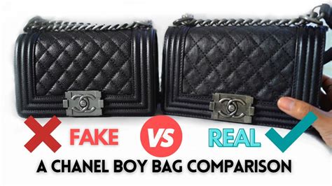 chanel le boy bag real vs fake|real chanel boys bags.